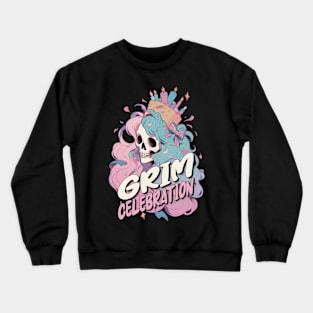 Birthday Skull Fiesta Crewneck Sweatshirt